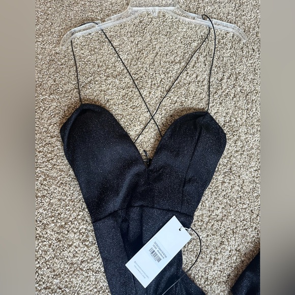 Hello Molly Dear Emilia Maxi Dress, Black, Subtle Shimmer - Picture 5 of 6